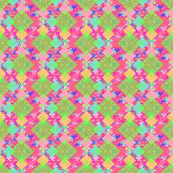 Abstract Geometrisch Kleurrijk Naadloos Patroon Voor Achtergrond — Stockvector