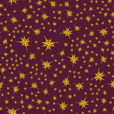 Stilize örümcek ağı seamless modeli. Arka plan, kumaş ve paketleme kullanmak olabilir.