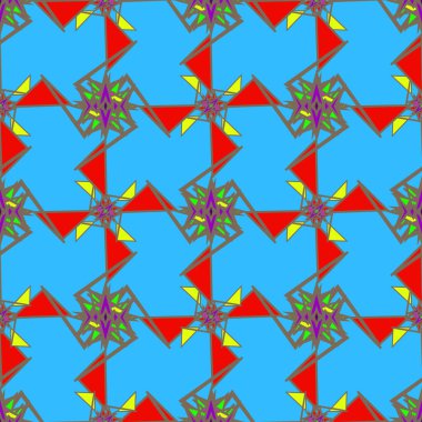 Memphis tarzı zemin. Geometrik seamless modeli.