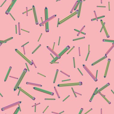 Komik kalemler sorunsuz doku el ile çizilmiş. 