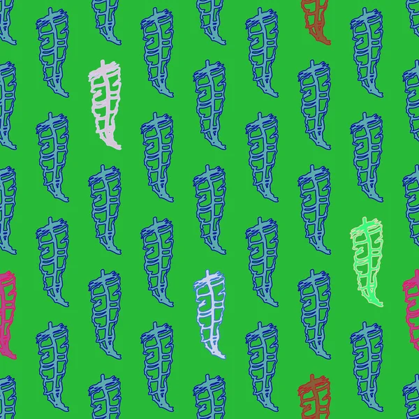 Memphis tarzı zemin ağaç yaprakları 