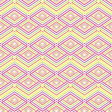 Çok renkli geometrik seamless rhombic modeli.