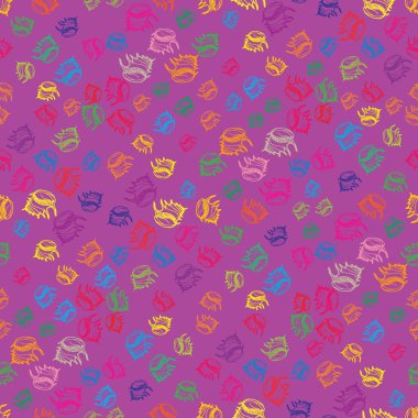 Yaz güzel çok renkli deniz kabukları sorunsuz arka plan soyut.