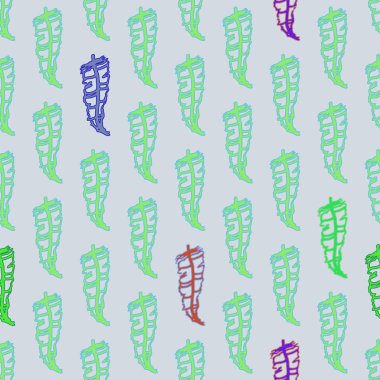 Memphis tarzı zemin ağaç yaprakları 