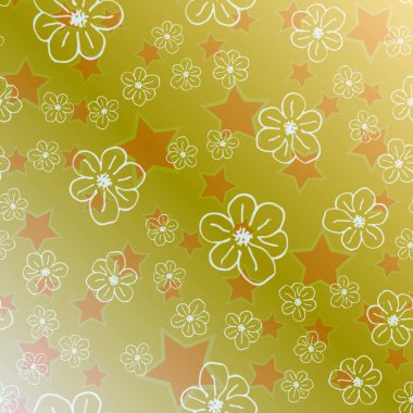 Yeni basit soyut geometrik seamless modeli ile arka plan için çiçekler