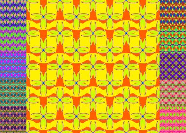 Memfis tarzı zemin. Geometrik seamless modeli. Yinelenen Dekorasyon yazdırma. Sorunsuz ilkel geometrik arka plan.