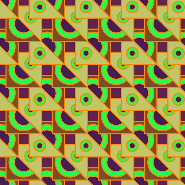 Çok renkli geometrik geleneksel seamless modeli, vektör çizim