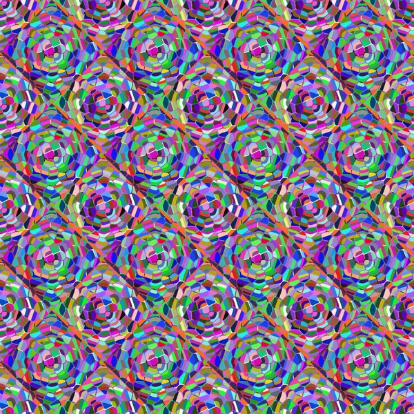 Abstrakta Färg Mosaik Sömlösa Mönster För Nya Bakgrund — Stock vektor
