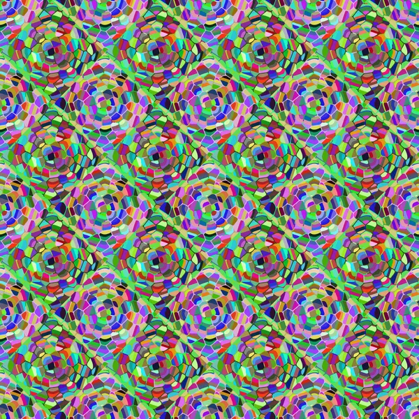 Patrón Sin Costura Mosaico Color Abstracto Para Nuevo Fondo — Vector de stock