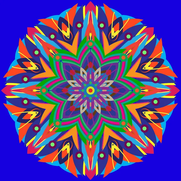 Yeni simetrik soyut mandala. Duvar kağıdı, desen dolgularını, web sayfaları, yüzey dokuları için dekoratif nesne-ebilmek var olmak kullanılmış.