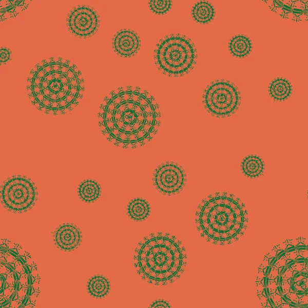 Nuevo Fondo Con Patrón Fractal Abstracto Creativo Patrón Vintage Líneas — Vector de stock