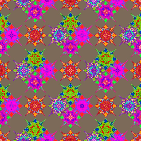 Abstrait Géométrique Coloré Motif Sans Couture Pour Arrière Plan — Image vectorielle