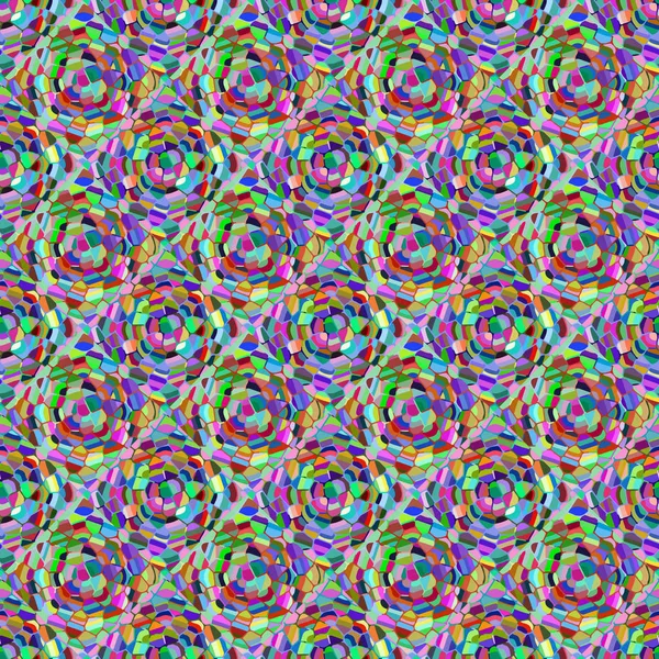 Patrón Sin Costura Mosaico Color Abstracto Para Nuevo Fondo — Vector de stock