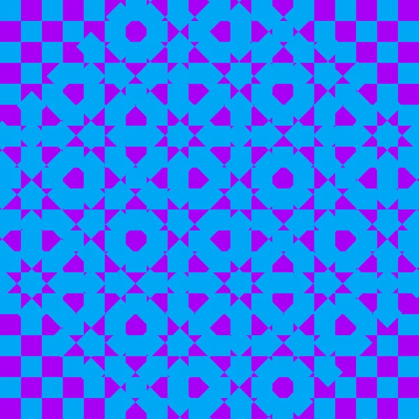 抽象几何无缝彩色图案 矢量插图 — 图库矢量图片