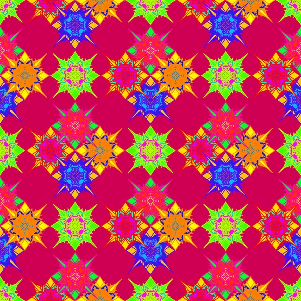 Abstrait Géométrique Coloré Motif Sans Couture Pour Arrière Plan — Image vectorielle