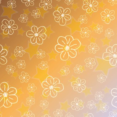 Yeni basit soyut geometrik seamless modeli ile arka plan için çiçekler