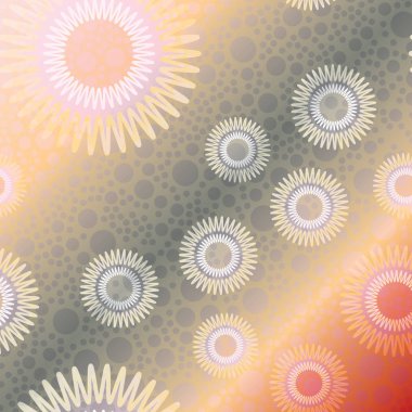 Yeni arka plan yaratıcı Soyut Fraktal desenli. Zemin için yumuşak hatları vintage desen. 