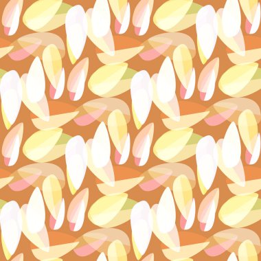 Parlak arka plan Dikişsiz desen çok renkli yapraklarda.