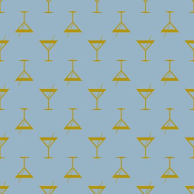 Tropikal kokteyl renkli seamless modeli