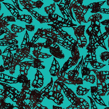 Memphis tarzı zemin eşarplı