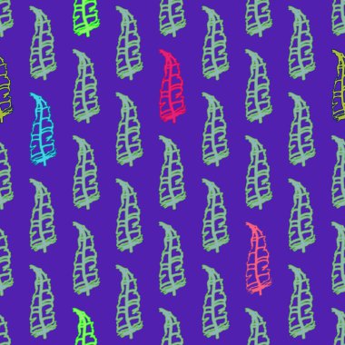 Memphis tarzı zemin eşarplı