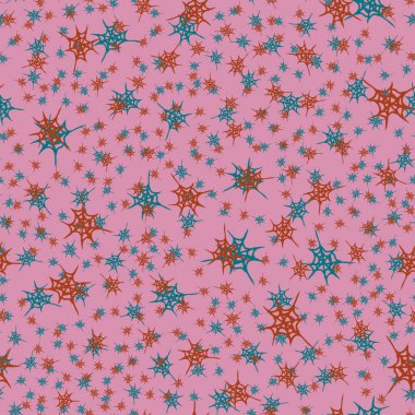 Stilize örümcek ağı seamless modeli. Arka plan, kumaş ve paketleme kullanmak olabilir.