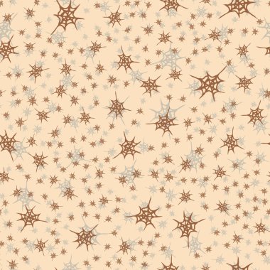 Stilize örümcek ağı seamless modeli. Arka plan, kumaş ve paketleme kullanmak olabilir.