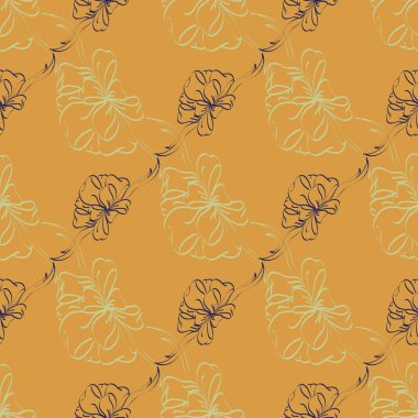 Çok renkli yay ve kurdeleler parlak seamless modeli.