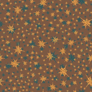 Stilize örümcek ağı seamless modeli. Arka plan, kumaş ve paketleme kullanmak olabilir.