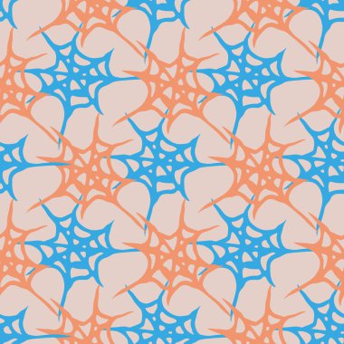 Stilize örümcek ağı seamless modeli. Arka plan, kumaş ve paketleme kullanmak olabilir.