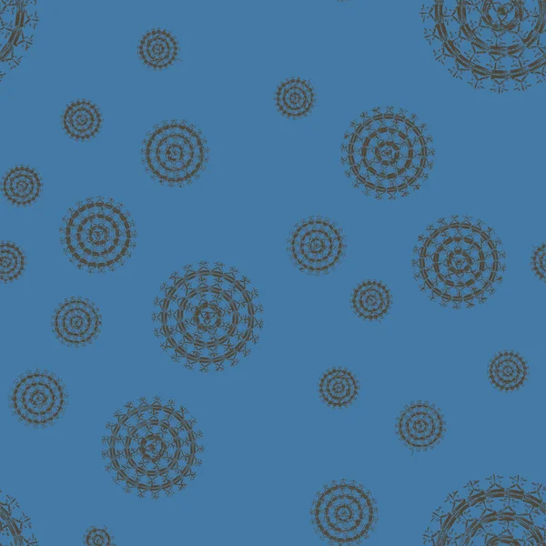 Nuevo Fondo Con Patrón Fractal Abstracto Creativo Patrón Vintage Líneas — Vector de stock