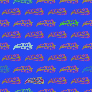 Memphis tarzı zemin eşarplı