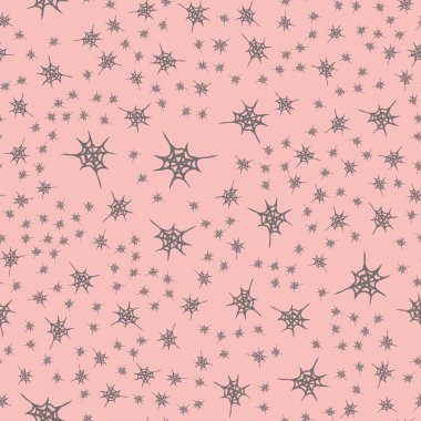 Stilize örümcek ağı seamless modeli. Arka plan, kumaş ve paketleme kullanmak olabilir.