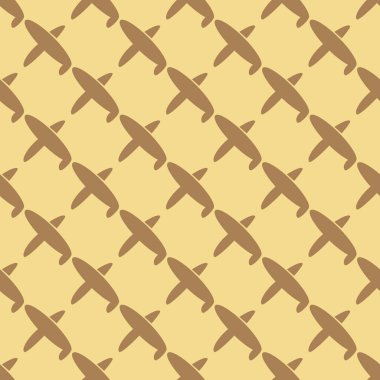 Mavi uçaklar seamless modeli. Vektör çizim