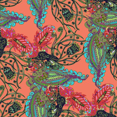 Soyut renkli desen arka plan için. Duvar kağıdı, desen dolgularını, web sayfası arka planı, yüzey dokuları için dekoratif zemin-ebilmek var olmak kullanılmış.