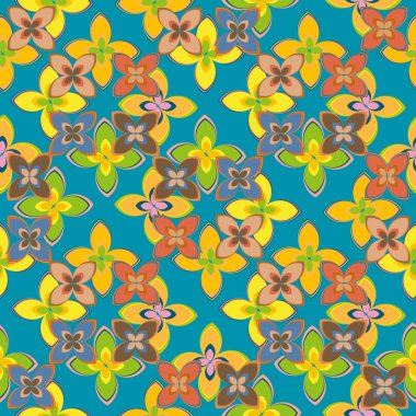 Yeni basit soyut geometrik seamless modeli ile arka plan için çiçekler