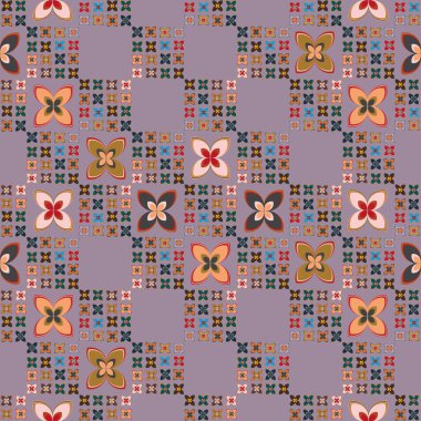 Çiçekler için arka plan ile yeni basit seamless modeli