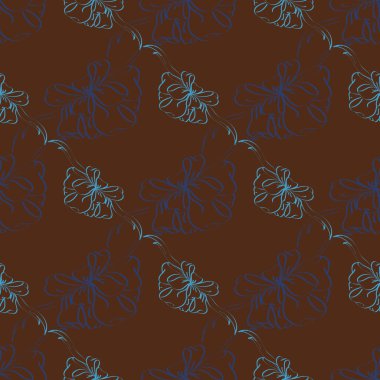 Çok renkli yay ve kurdeleler parlak seamless modeli.