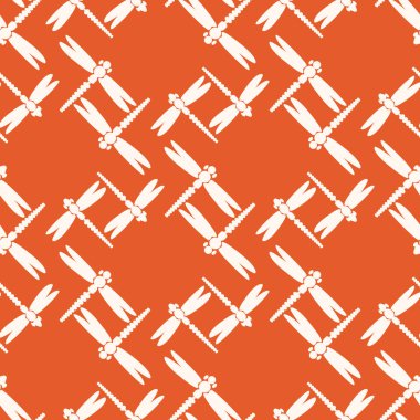 Dekoratif renkli seamless modeli ile şirin yusufçuk