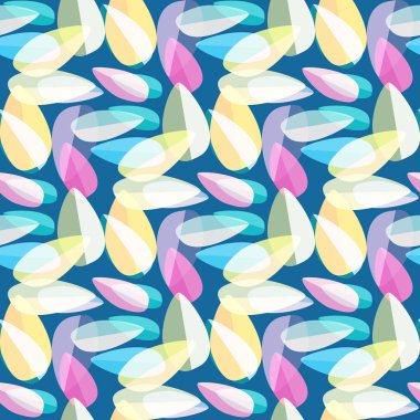 Parlak arka plan Dikişsiz desen çok renkli yapraklarda.