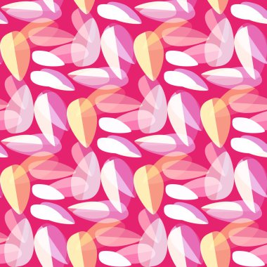 Parlak arka plan Dikişsiz desen çok renkli yapraklarda.