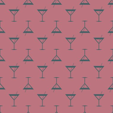 Tropikal kokteyl renkli seamless modeli