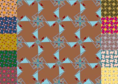 Memphis tarzı zemin. Geometrik seamless modeli. 