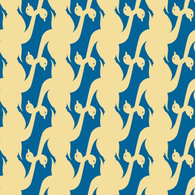 Kuğu renkli parlak seamless modeli