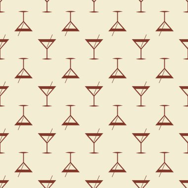 Tropikal kokteyl renkli seamless modeli