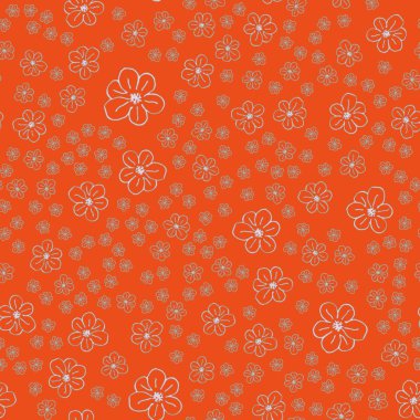 Çiçekler için arka plan ile yeni basit seamless modeli