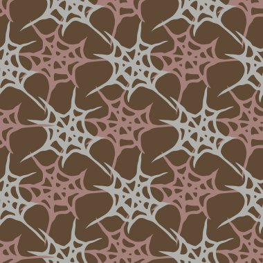 Stilize örümcek ağı seamless modeli. Arka plan, kumaş ve paketleme kullanmak olabilir.