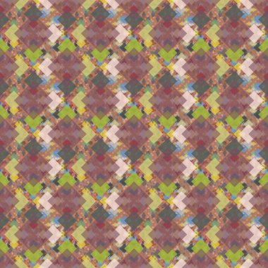 Soyut Dikişsiz renkli desen, vektör çizim