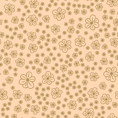 Çiçekler için arka plan ile yeni basit seamless modeli