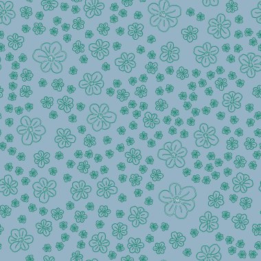 Çiçekler için arka plan ile yeni basit seamless modeli